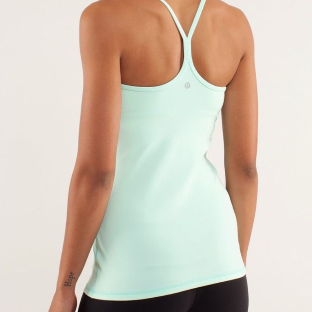 lululemon power y mint top